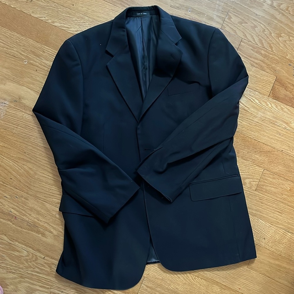 Black suit jacket